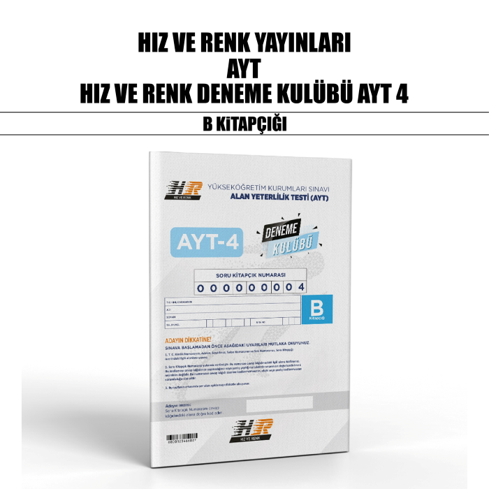 HIZ RENK YKS AYT DENEME KULÜBÜ SNV 4-B - 25-26